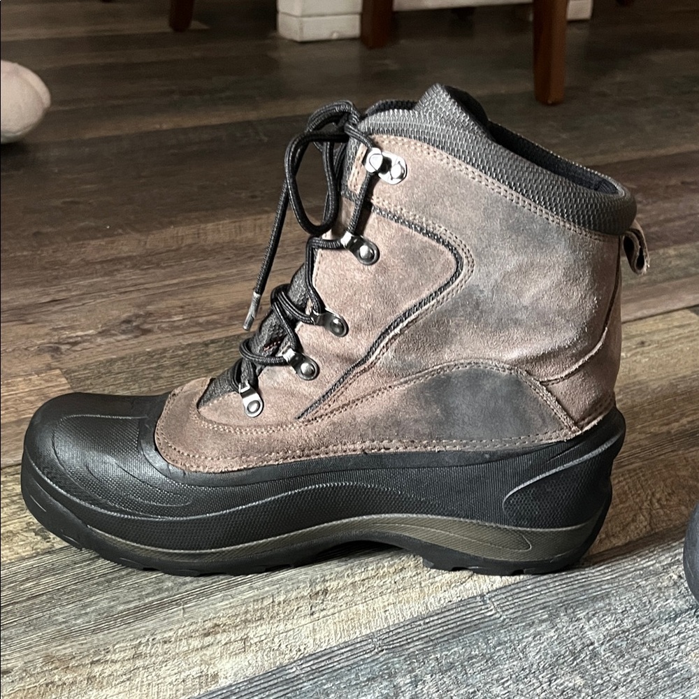COLUMBIA Cascadian SUMMIT Brown Black Lace Up Boots Men's - Picture 6 of 12